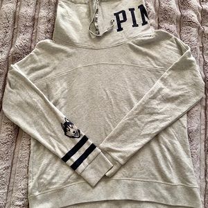UConn Victoria’s Secret PINK Cowl Neck Sweatshirt